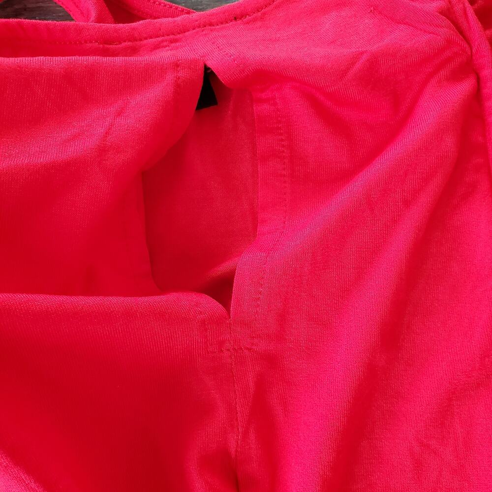 Lulus Red Sleeveless Swing Dress Size M NWT - Picture 6 of 12